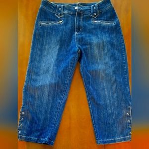 Indulgence Capri Stretch Jeans Sz 10